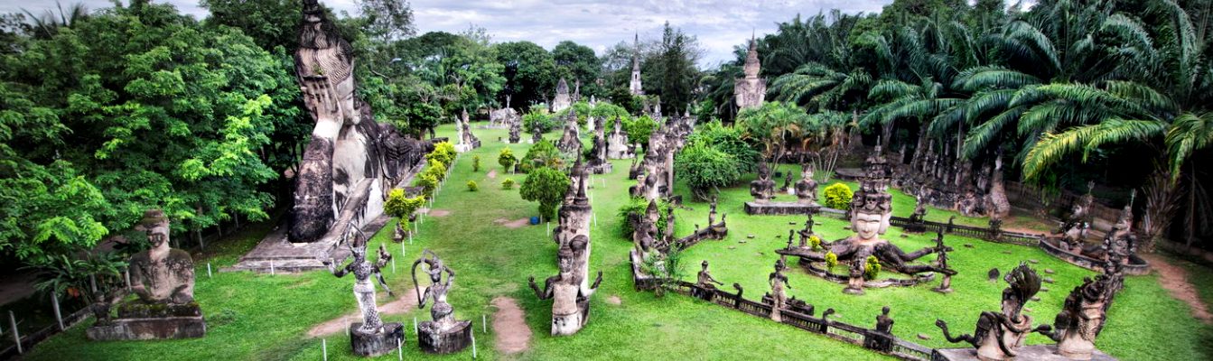 Vẻ đẹp của công viên tượng Phật tại Lào