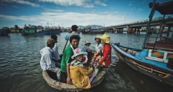 Làng Chài tại Nha Trang, nơi bạn có thể trải nghiệm cảm giác ngồi thuyền thúng