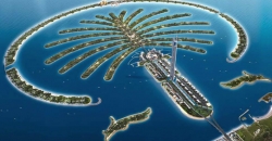 Palm Island là hòn đảo nhân tạo lớn nhất thế giới, cho thấy sự xa hỏa của Dubai