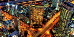 Hàn Quốc sôi động về đêm, đẹp lộng lẫy khi nhìn từ trên cao