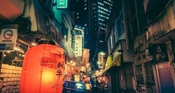 Thành phố tokyo lung linh sắc màu trong đêm