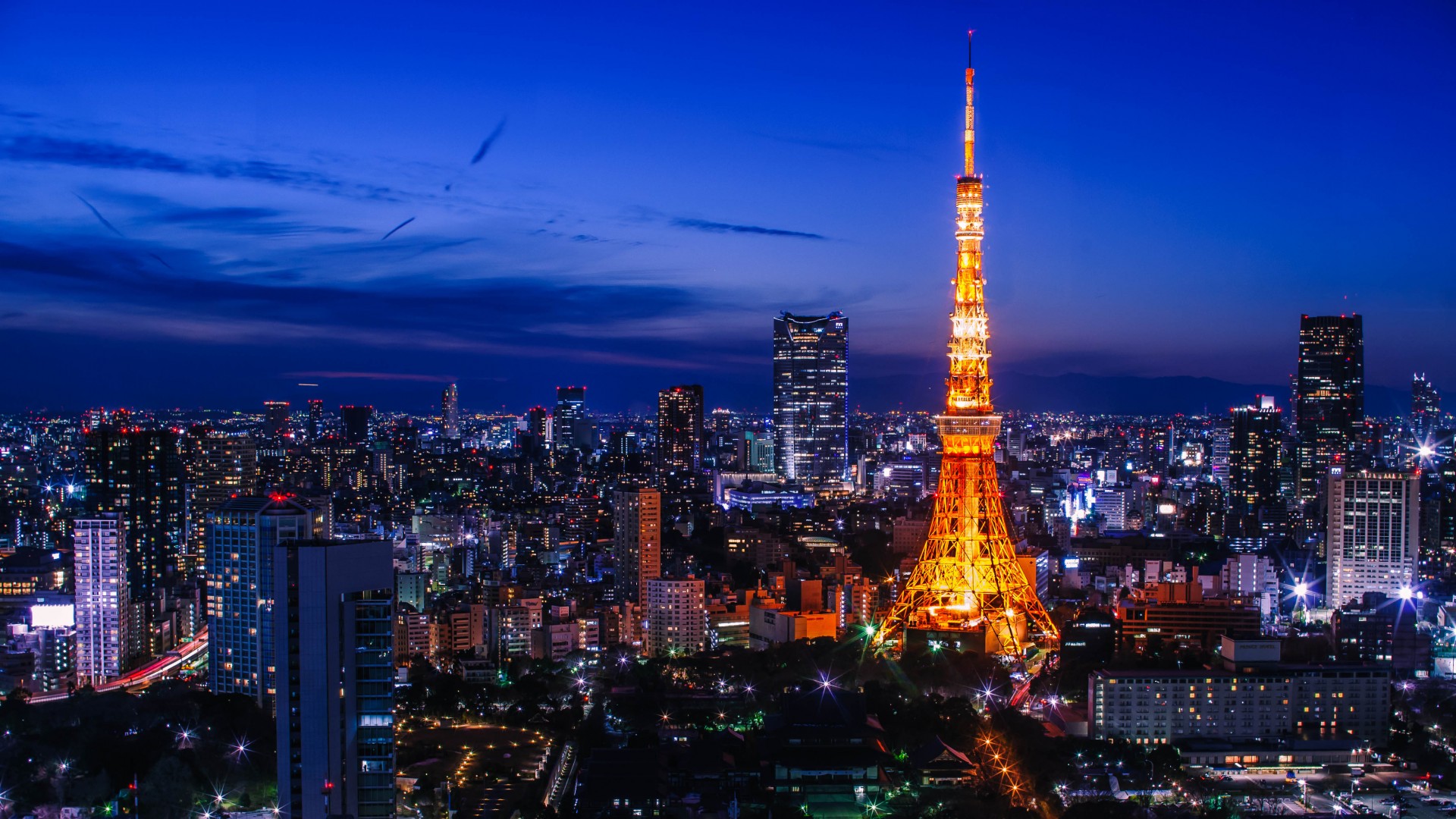 Ngắm nhìn tháp truyền hình Tokyo Skytree rực rỡ ánh đèn - một trong những tòa tháp cao nhất thế giới