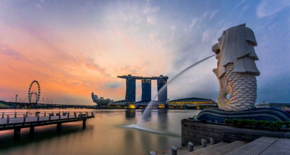 Tượng sư tử biển là biểu tượng của Singapore